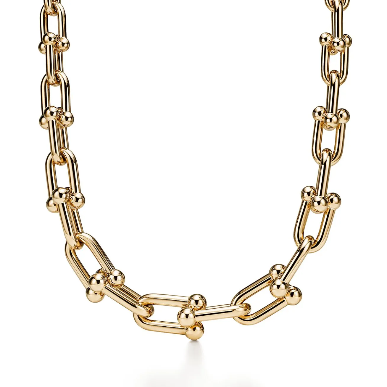 Tiffany & Co. Tiffany HardWear Bold Graduated Link Necklace in Yellow Gold | ^ Necklaces & Pendants|Gold Jewelry