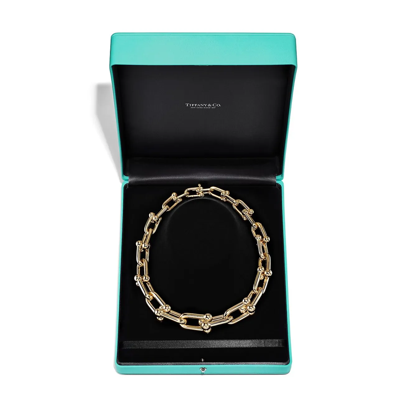 Tiffany & Co. Tiffany HardWear Bold Graduated Link Necklace in Yellow Gold | ^ Necklaces & Pendants|Gold Jewelry