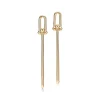 Tiffany & Co. Tiffany HardWear double long link earrings in 18k gold. | ^ Earrings|Gold Jewelry
