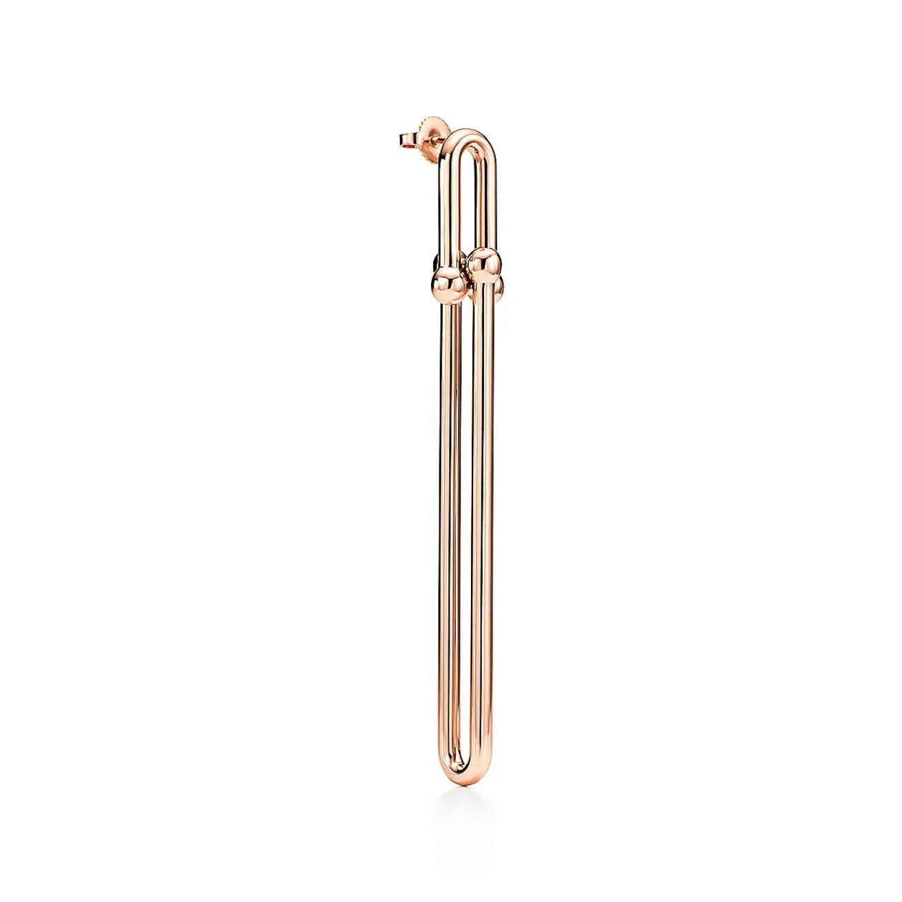 Tiffany & Co. Tiffany HardWear double long link earrings in 18k rose gold. | ^ Earrings|Rose Gold Jewelry