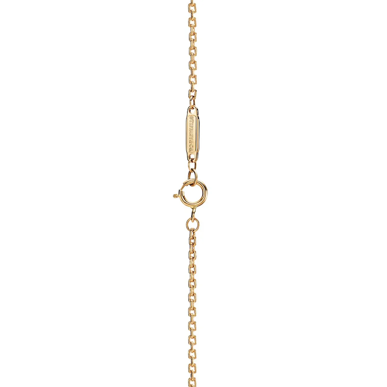 Tiffany & Co. Tiffany HardWear Elongated Link Pendant in Yellow Gold | ^ Necklaces & Pendants|Men's Jewelry
