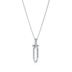 Tiffany & Co. Tiffany HardWear Elongated Link Pendant in Sterling Silver | ^ Necklaces & Pendants|Men's Jewelry