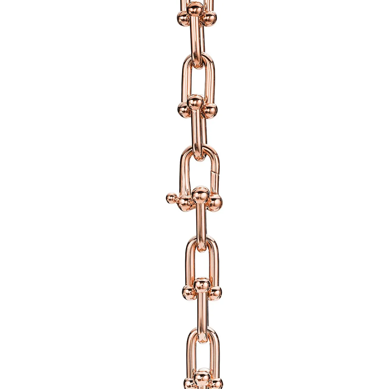 Tiffany & Co. Tiffany HardWear Elongated Link Necklace in Rose Gold | ^ Necklaces & Pendants|Men's Jewelry