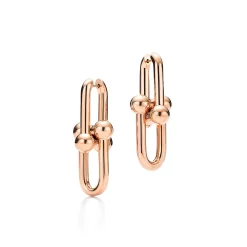 Tiffany & Co. Tiffany HardWear Extra Large Link Earrings in Rose Gold | ^ Earrings|Tiffany HardWear
