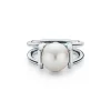 Tiffany & Co. Tiffany HardWear freshwater pearl ring in sterling silver. | ^ Rings|Gifts for Her