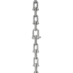 Tiffany & Co. Tiffany HardWear Graduated Link Necklace in White Gold with Pavé Diamonds | ^ Necklaces & Pendants|Diamond Jewelry