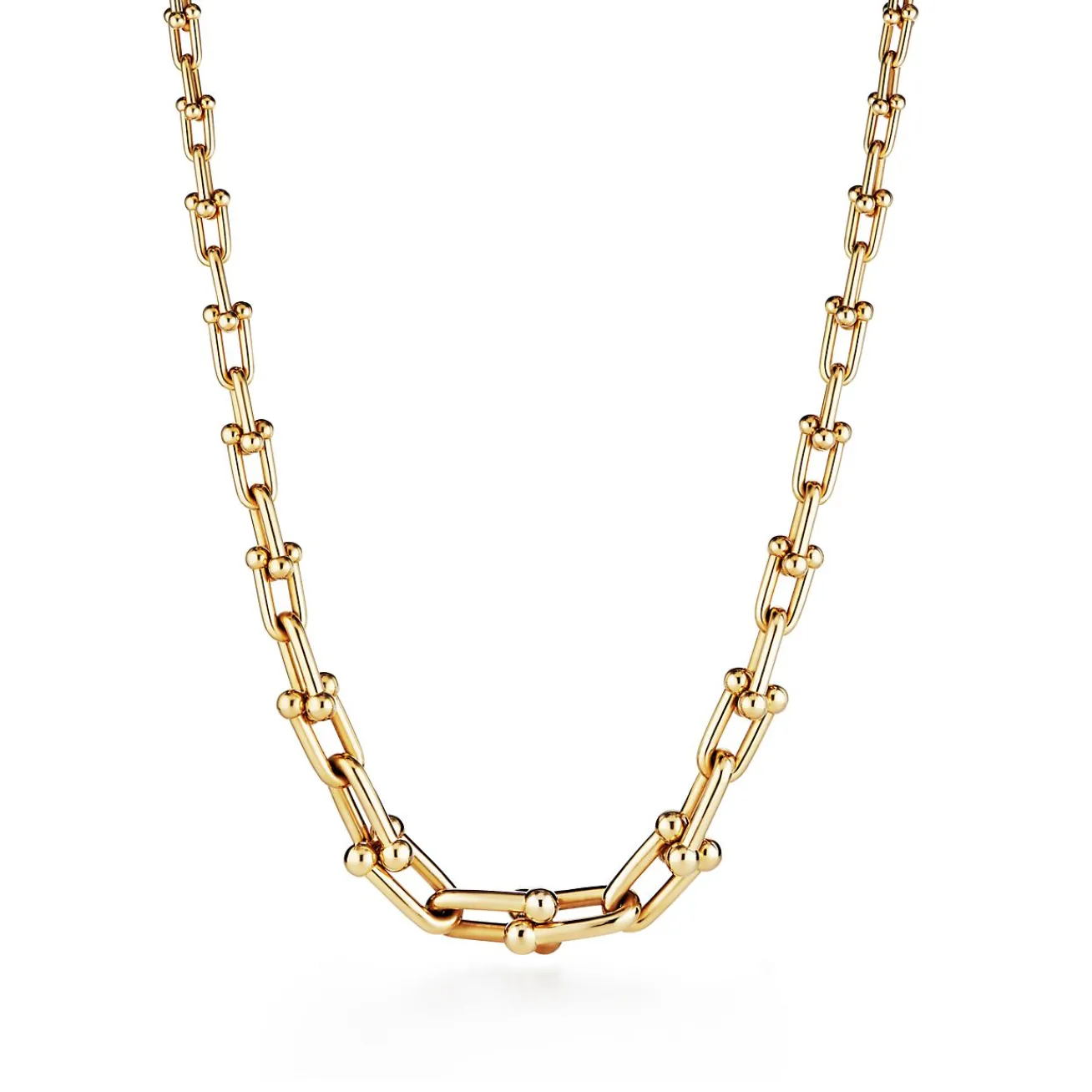 Tiffany & Co. Tiffany HardWear graduated link necklace in 18k gold. | ^ Necklaces & Pendants|Men's Jewelry