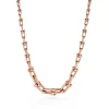 Tiffany & Co. Tiffany HardWear graduated link necklace in 18k rose gold. | ^ Necklaces & Pendants|Men's Jewelry