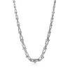 Tiffany & Co. Tiffany HardWear Graduated Link Necklace in White Gold with Pavé Diamonds | ^ Necklaces & Pendants|Men's Jewelry