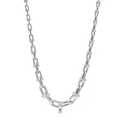 Tiffany & Co. Tiffany HardWear graduated link necklace in sterling silver. | ^ Necklaces & Pendants|Men's Jewelry