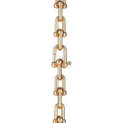Tiffany & Co. Tiffany HardWear Graduated Link Necklace in Yellow Gold with Freshwater Pearls | ^ Necklaces & Pendants|New Jewelry