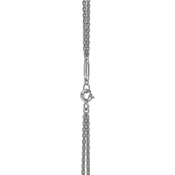 Tiffany & Co. Tiffany HardWear Large Double Link Pendant in White Gold with Pavé Diamonds | ^ Necklaces & Pendants|Diamond Jewelry