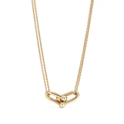 Tiffany & Co. Tiffany HardWear Large Double Link Pendant in Yellow Gold | ^ Necklaces & Pendants|Gifts for Her