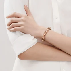 Tiffany & Co. Tiffany HardWear Large Link Bracelet in Rose Gold with Diamonds | ^ Bracelets|Men's Jewelry