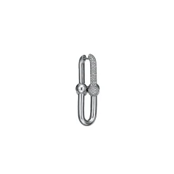 Tiffany & Co. Tiffany HardWear Large Link Earrings in White Gold with Pavé Diamonds | ^ Earrings|Diamond Jewelry