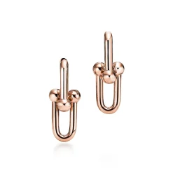 Tiffany & Co. Tiffany HardWear Large Link Earrings in Rose Gold | ^ Earrings|Gifts for Her