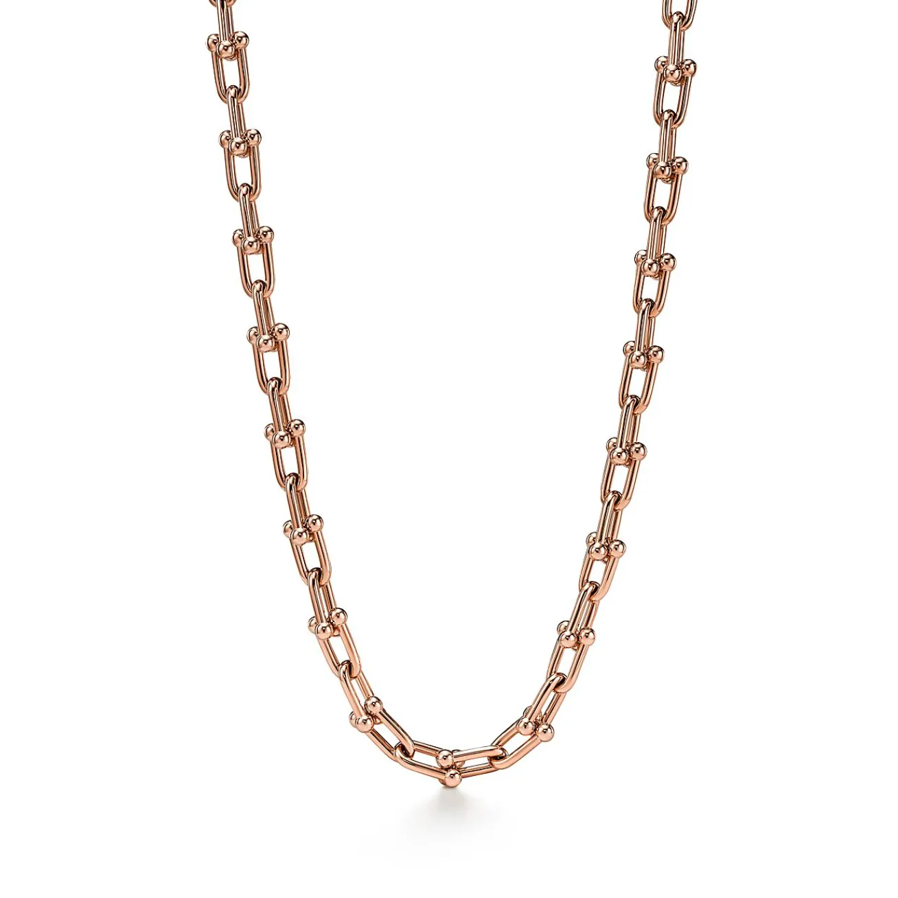 Tiffany & Co. Tiffany HardWear Medium Link Necklace in Rose Gold | ^ Necklaces & Pendants|Men's Jewelry