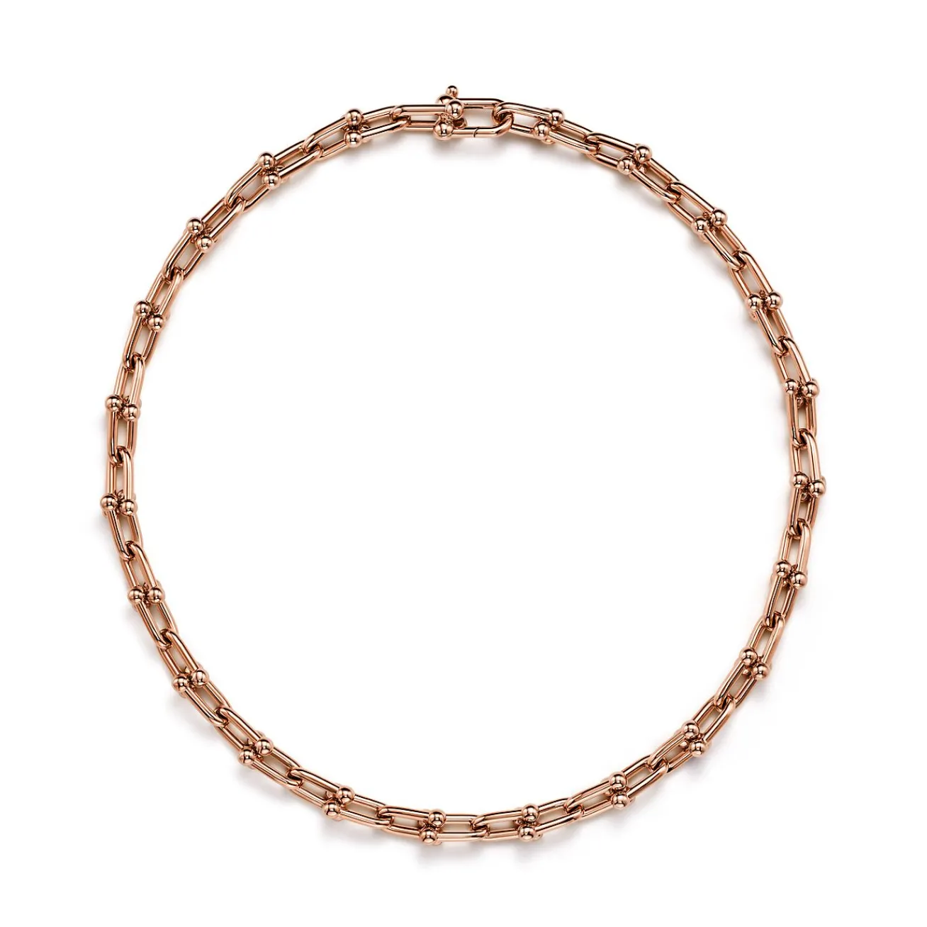 Tiffany & Co. Tiffany HardWear Medium Link Necklace in Rose Gold | ^ Necklaces & Pendants|Men's Jewelry