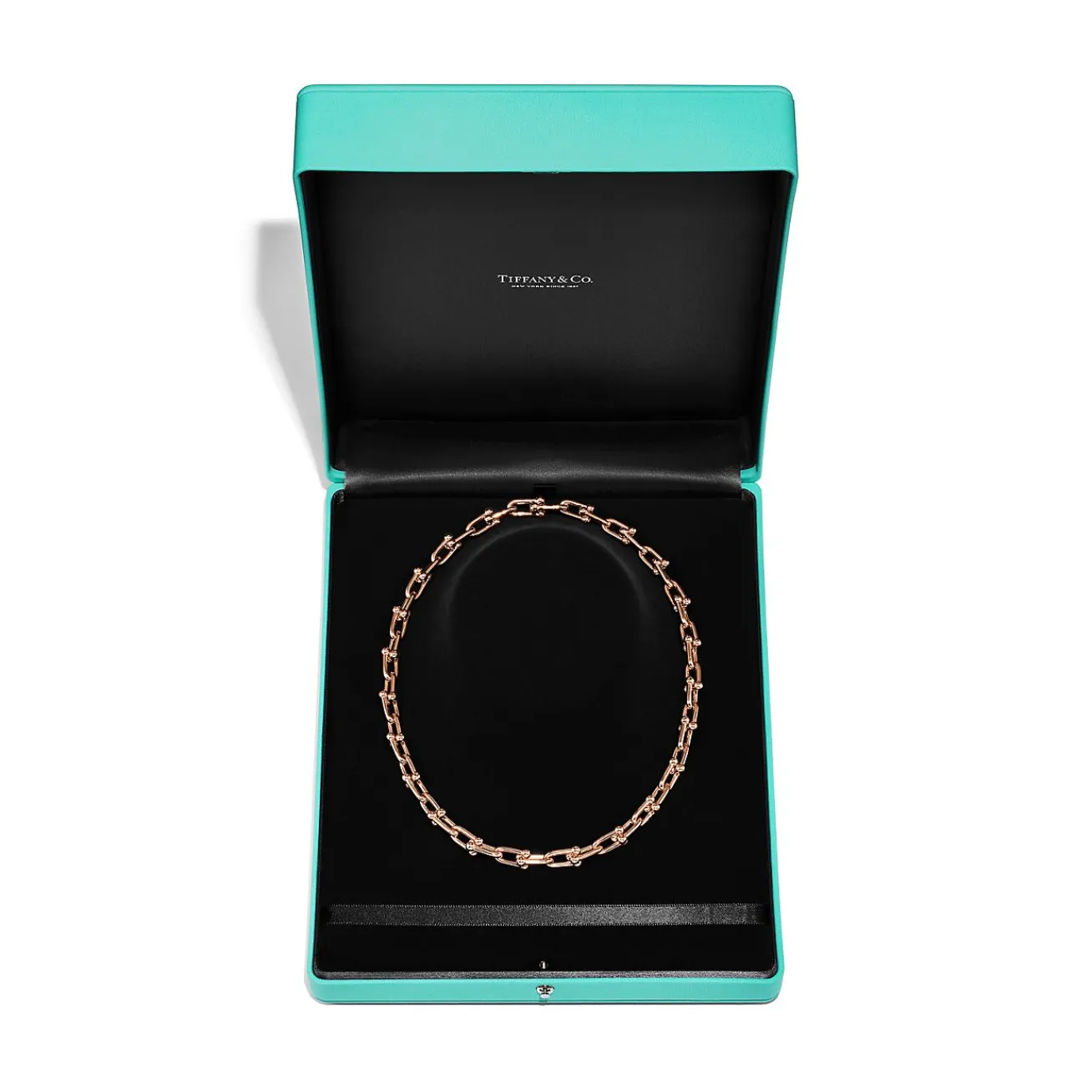 Tiffany & Co. Tiffany HardWear Medium Link Necklace in Rose Gold | ^ Necklaces & Pendants|Men's Jewelry