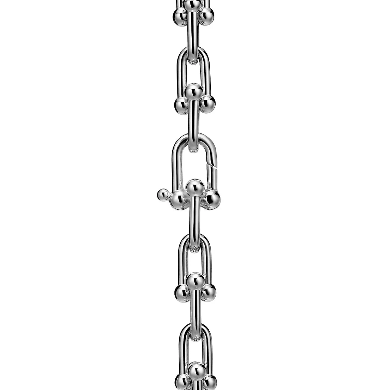 Tiffany & Co. Tiffany HardWear Medium Link Necklace in White Gold with Diamonds | ^ Necklaces & Pendants|Men's Jewelry
