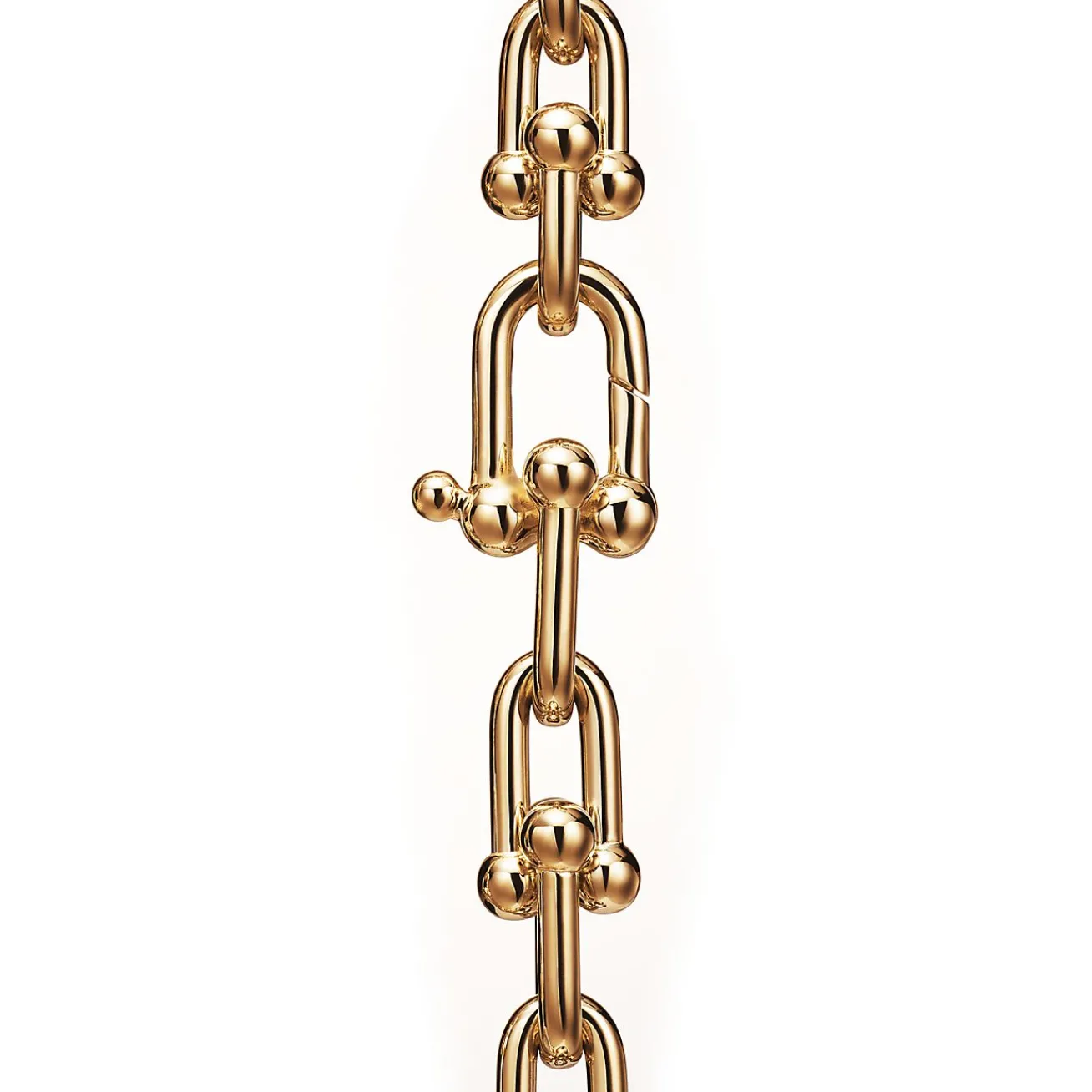 Tiffany & Co. Tiffany HardWear Medium Link Bracelet in Yellow Gold with Diamonds | ^ Bracelets|Men's Jewelry