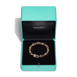 Tiffany & Co. Tiffany HardWear Medium Link Bracelet in Yellow Gold with Diamonds | ^ Bracelets|Men's Jewelry
