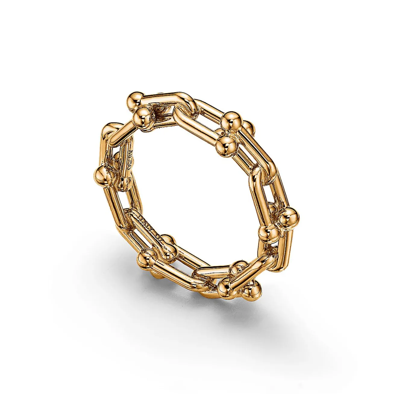 Tiffany & Co. Tiffany HardWear Micro Link Ring in Yellow Gold | ^ Rings|Men's Jewelry