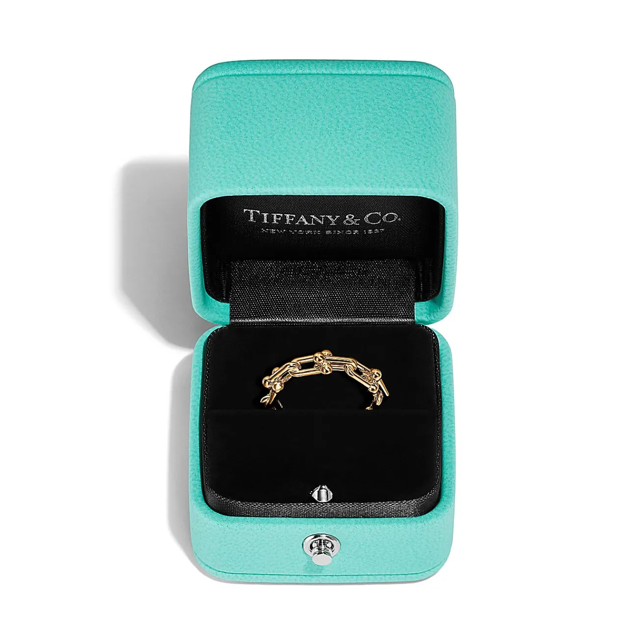 Tiffany & Co. Tiffany HardWear Micro Link Ring in Yellow Gold | ^ Rings|Men's Jewelry