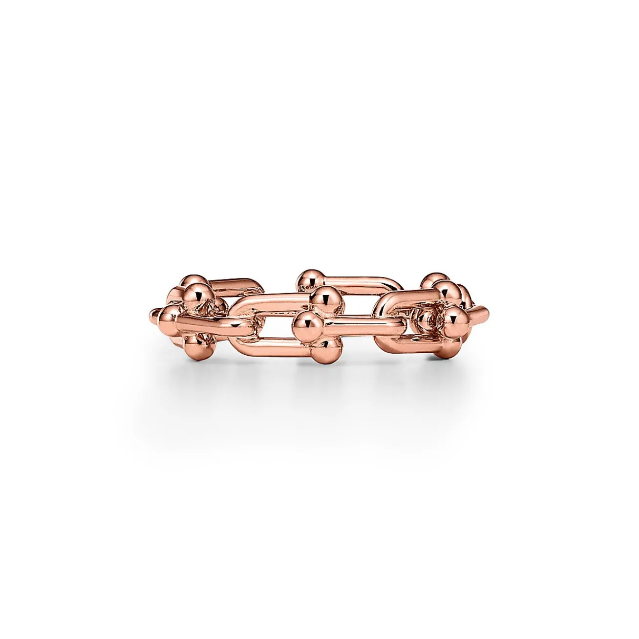 Tiffany & Co. Tiffany HardWear Micro Link Ring in Rose Gold | ^ Rings|New Jewelry