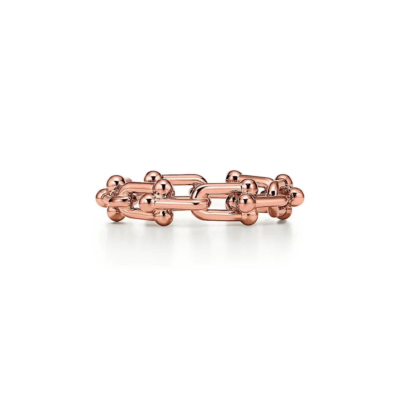 Tiffany & Co. Tiffany HardWear Micro Link Ring in Rose Gold | ^ Rings|New Jewelry