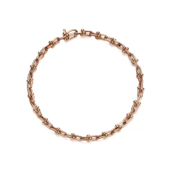 Tiffany & Co. Tiffany HardWear Micro Link Bracelet in Rose Gold | ^ Bracelets|Men's Jewelry