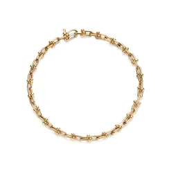 Tiffany & Co. Tiffany HardWear Micro Link Bracelet in Yellow Gold | ^ Bracelets|Men's Jewelry