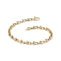 Tiffany & Co. Tiffany HardWear Micro Link Bracelet in Yellow Gold | ^ Bracelets|Men's Jewelry