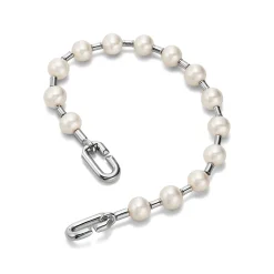 Tiffany & Co. Tiffany HardWear Pearl Bracelet in Silver, 7-8 mm | ^ Bracelets|Men's Jewelry
