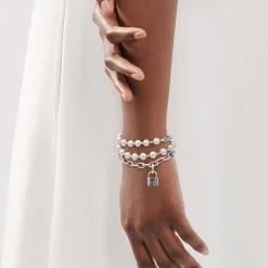 Tiffany & Co. Tiffany HardWear Pearl Lock Bracelet in Silver, Medium | ^ Bracelets|Men's Jewelry