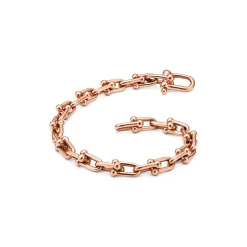 Tiffany & Co. Tiffany HardWear Small Link Bracelet in Rose Gold | ^ Bracelets|Men's Jewelry