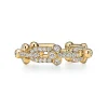 Tiffany & Co. Tiffany HardWear Small Link Ring in Yellow Gold with Pavé Diamonds | ^ Rings|New Jewelry