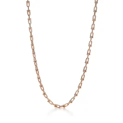 Tiffany & Co. Tiffany HardWear Small Link Necklace in Rose Gold | ^ Necklaces & Pendants|Rose Gold Jewelry