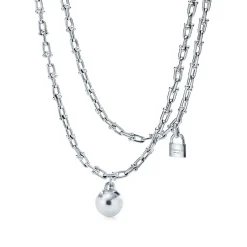 Tiffany & Co. Tiffany HardWear Small Wrap Necklace in Sterling Silver | ^ Necklaces & Pendants|Men's Jewelry