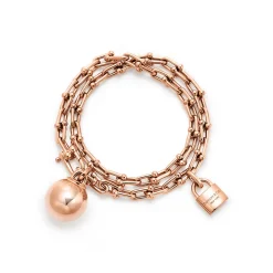Tiffany & Co. Tiffany HardWear Small Wrap Bracelet in Rose Gold | ^ Bracelets|Men's Jewelry