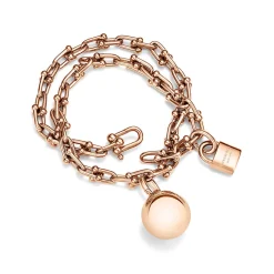 Tiffany & Co. Tiffany HardWear Small Wrap Bracelet in Rose Gold | ^ Bracelets|Men's Jewelry