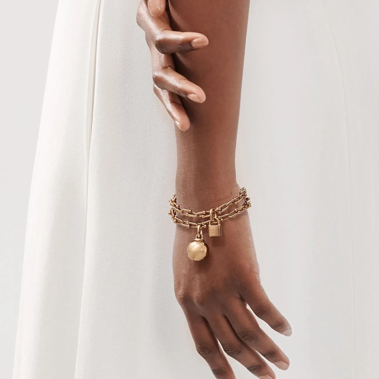 Tiffany & Co. Tiffany HardWear Small Wrap Bracelet in Rose Gold | ^ Bracelets|Men's Jewelry