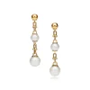 Tiffany & Co. Tiffany HardWear Triple Drop Link Earrings in Yellow Gold with Freshwater Pearls | ^ Earrings|Gold Jewelry
