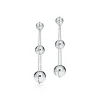 Tiffany & Co. Tiffany HardWear triple drop earrings in sterling silver. | ^ Earrings|Bold Silver Jewelry