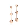 Tiffany & Co. Tiffany HardWear triple drop earrings in 18k rose gold. | ^ Earrings|Rose Gold Jewelry