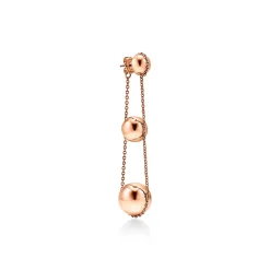 Tiffany & Co. Tiffany HardWear triple drop earrings in 18k rose gold. | ^ Earrings|Rose Gold Jewelry