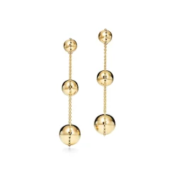 Tiffany & Co. Tiffany HardWear triple drop earrings in 18k gold. | ^ Earrings|Gold Jewelry