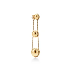 Tiffany & Co. Tiffany HardWear triple drop earrings in 18k gold. | ^ Earrings|Gold Jewelry