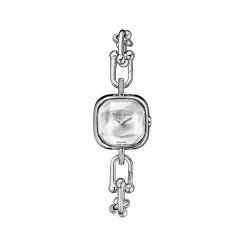 Tiffany & Co. Tiffany HardWear Watch in Sterling Silver and Steel with Diamonds | ^Women Fine Watches|Tiffany HardWear