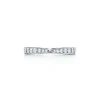 Tiffany & Co. Tiffany Harmony® Band Ring in Platinum with Diamonds, 1.8 mm | ^Women Rings|Stacking Rings